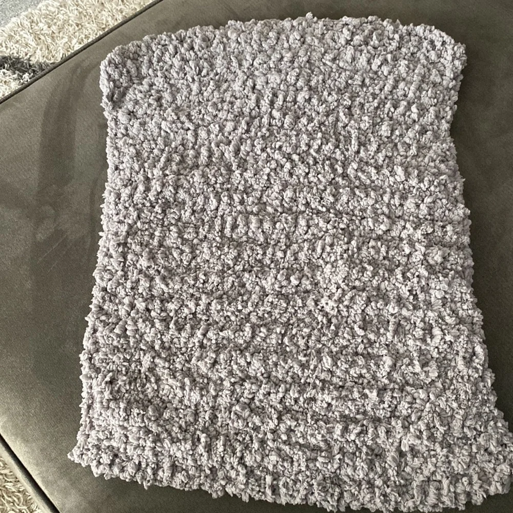 Ultra plush hand crocheted small pet blanket